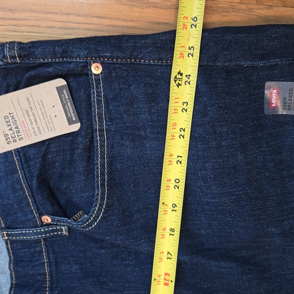 LEVI'S BRAND SIGNATURE MEN'S 559 BIG & TALL BLUE JEANS SIZE 46x30 - Picture 13 of 16